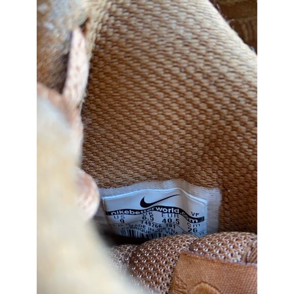 Nike Air Force 1 Hi Suede 'Tawny' Wheat Flax 9 - Picture 7 of 8